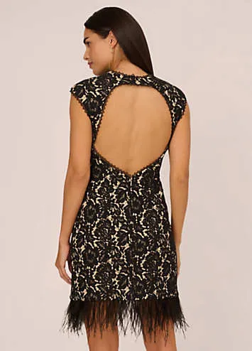 Adrianna by Adrianna Papell Bonded Lace Cocktail Dress | Kaleidoscope