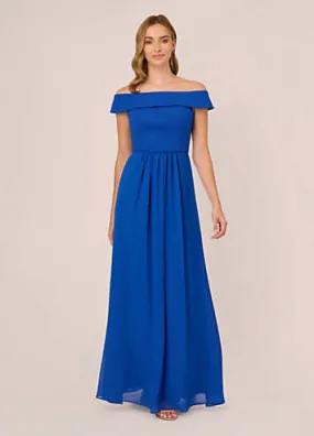 Adrianna Papell Crepe Chiffon Gown | Grattan