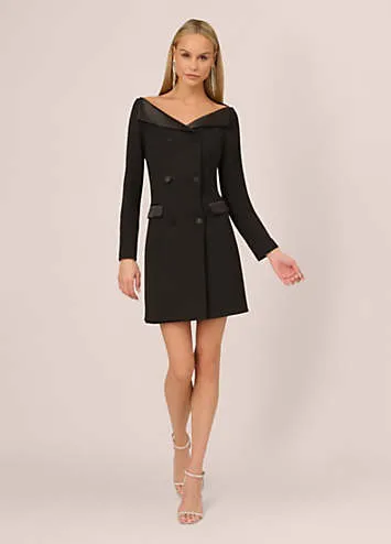 Adrianna Papell Knit Crepe Blazer Dress | Grattan