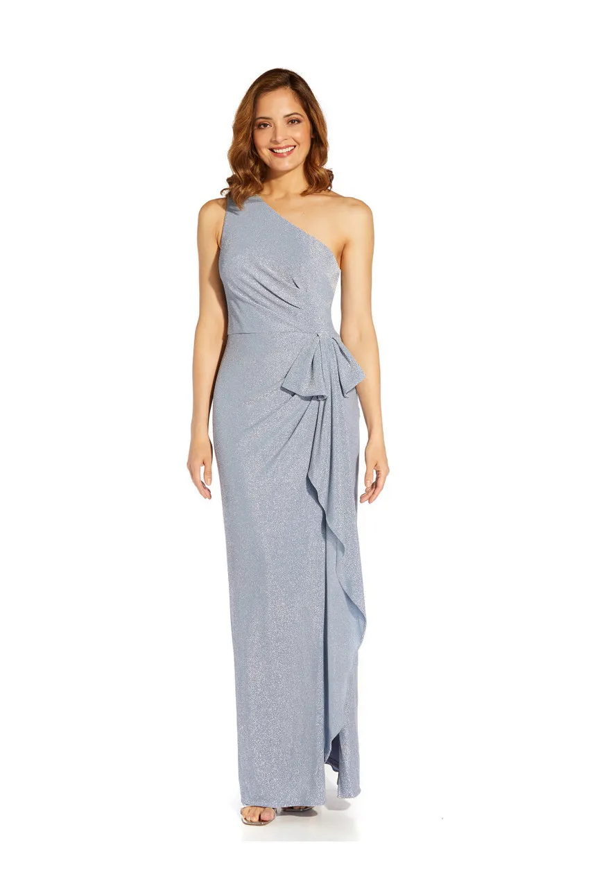 ADRIANNA PAPELL Metallic knit gown 
                         
                     
                