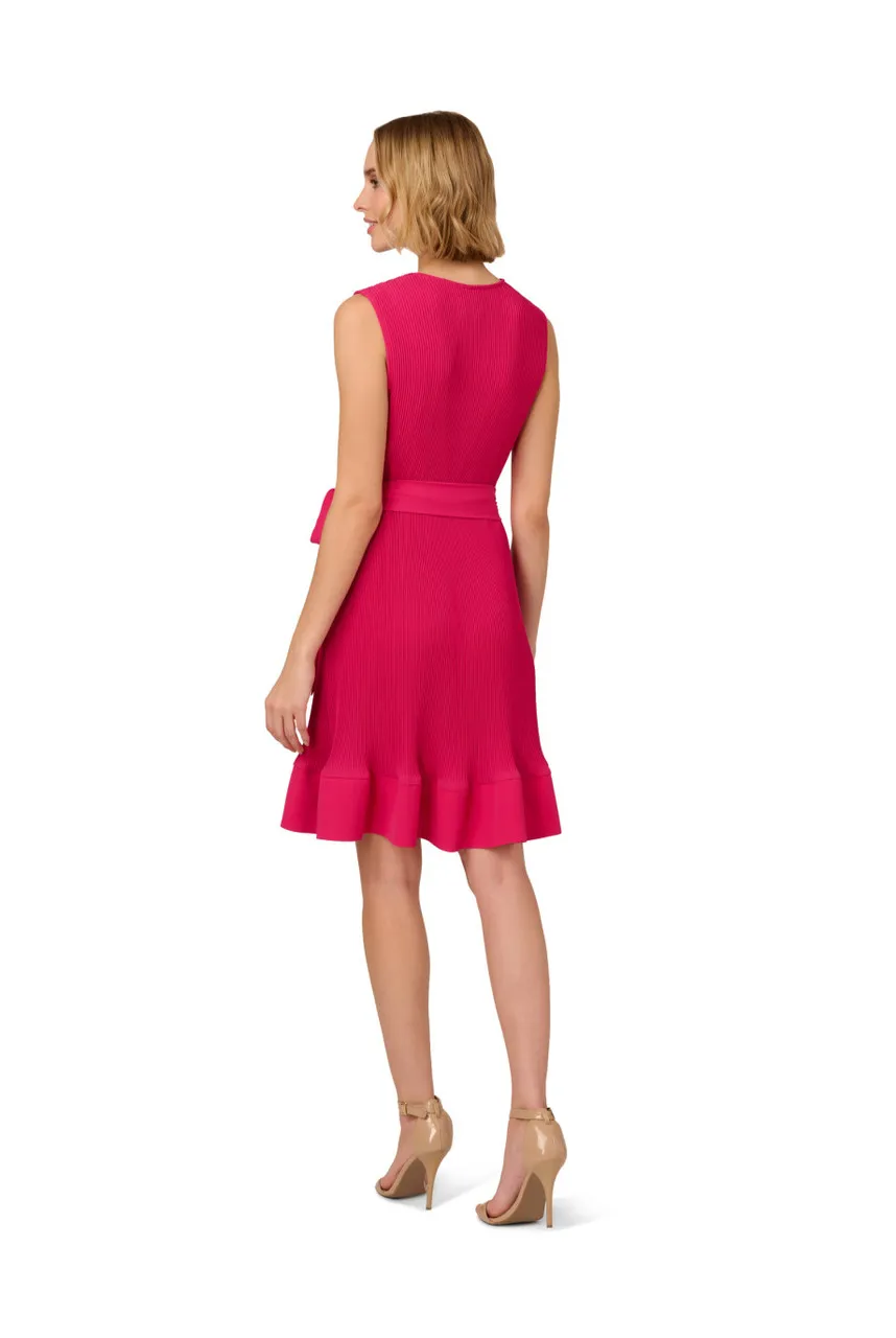 ADRIANNA PAPELL Pleated short dress 
                         
                     
                