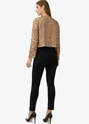 Adrianna Papell Sequin Mesh Jacket | Kaleidoscope