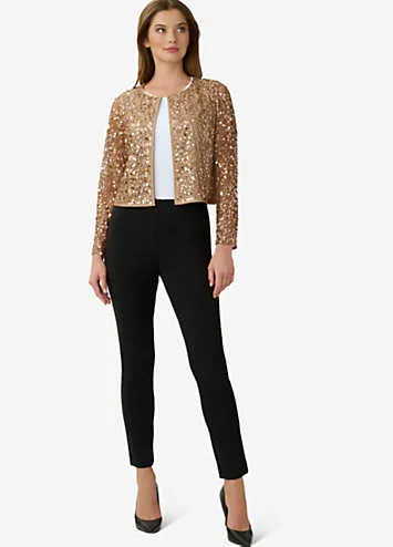 Adrianna Papell Sequin Mesh Jacket | Kaleidoscope