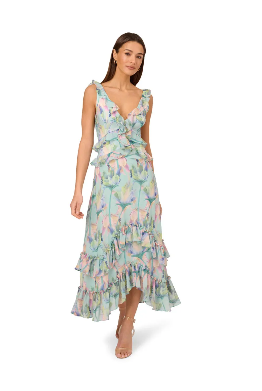 ADRIANNA X ADRIANNA PAPELL Combo fabric maxi dress 
                         
                     
                