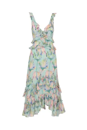 ADRIANNA X ADRIANNA PAPELL Combo fabric maxi dress 
                         
                     
                