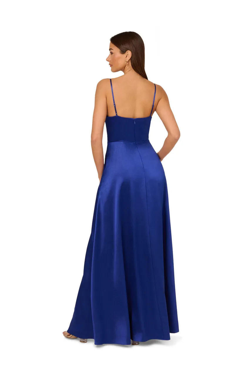 ADRIANNA X ADRIANNA PAPELL Liquid satin maxi gown 
                         
                     
                