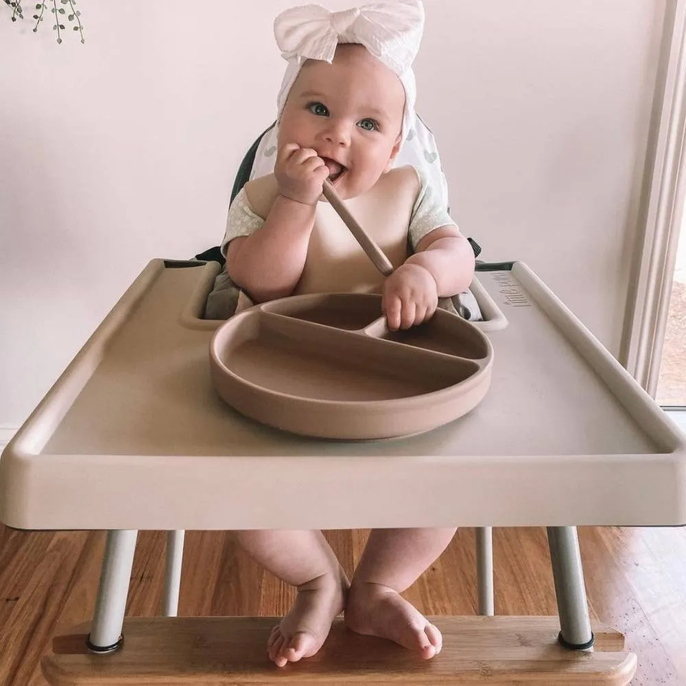 Baby Top Knot Double Bow Headband Mauve