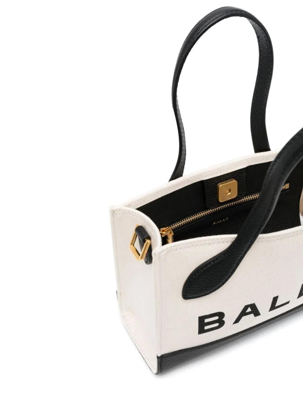 Bally    Bally Bar Keep On Mini Cotton Tote Bag