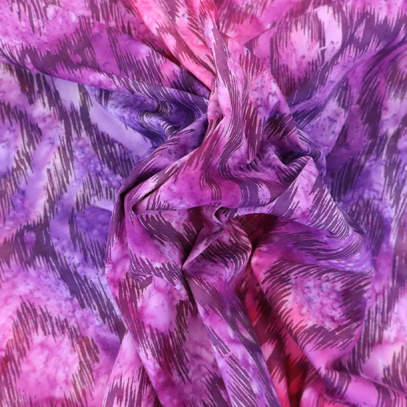 Batik Cotton - Pink and Purple - DiamondsBatik Cotton - Pink and Purple - Diamonds