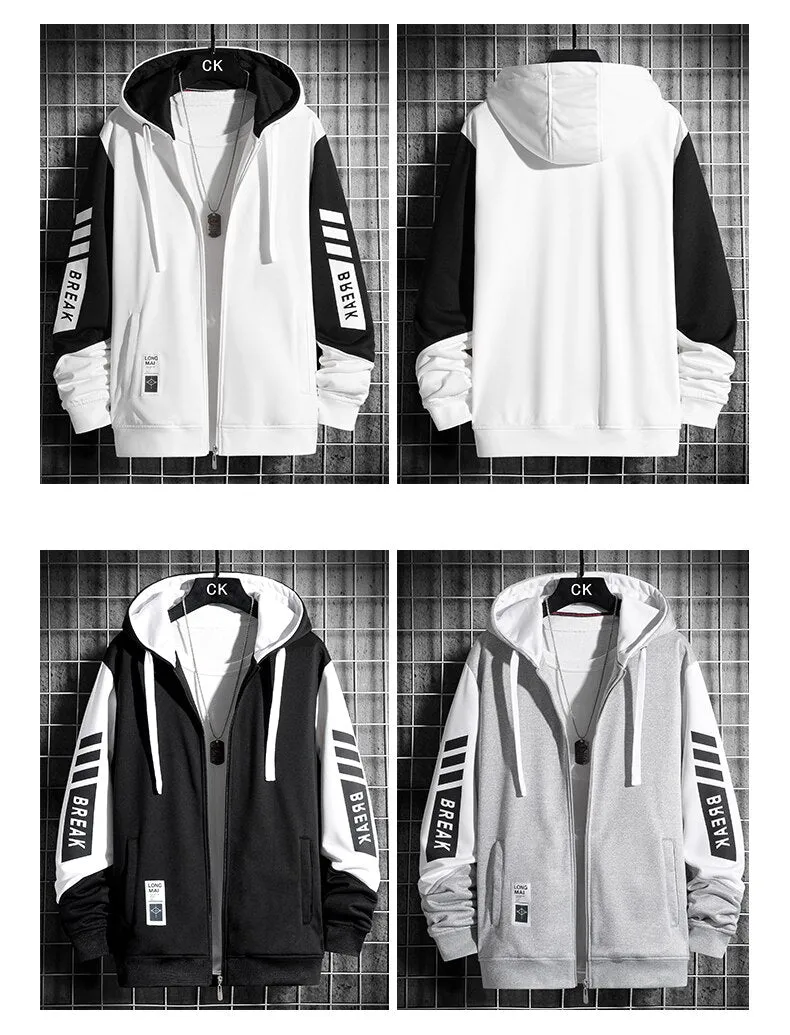 Break Raglan Sleeve Hoodie