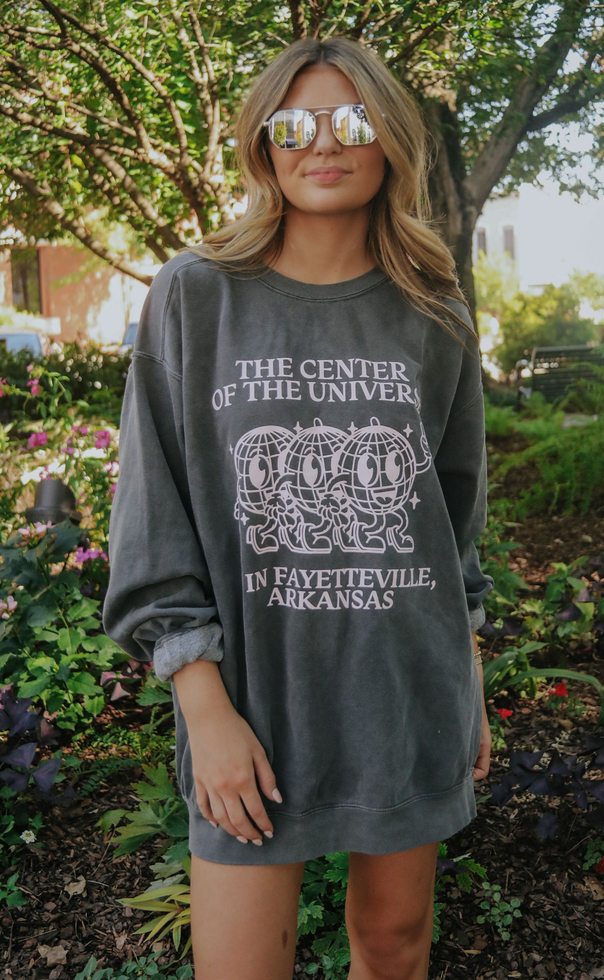 charlie southern: center of the universe sweatshirt