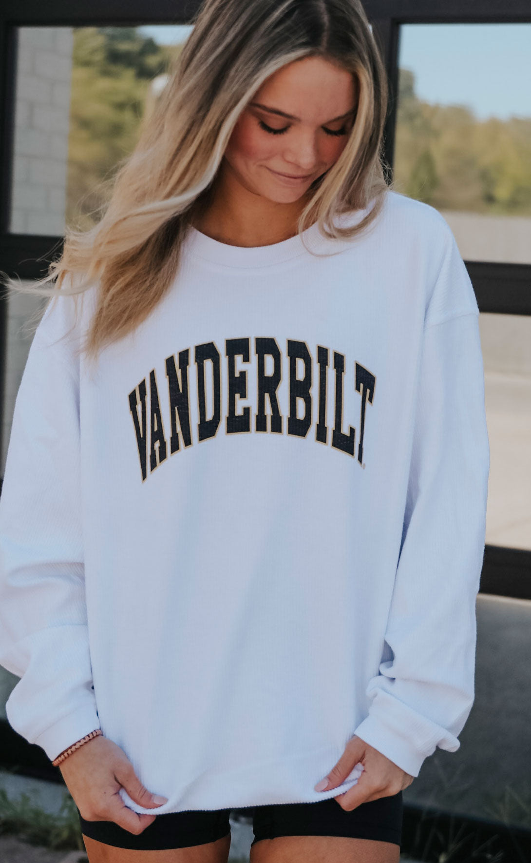 charlie southern: vanderbilt corded sweatshirt