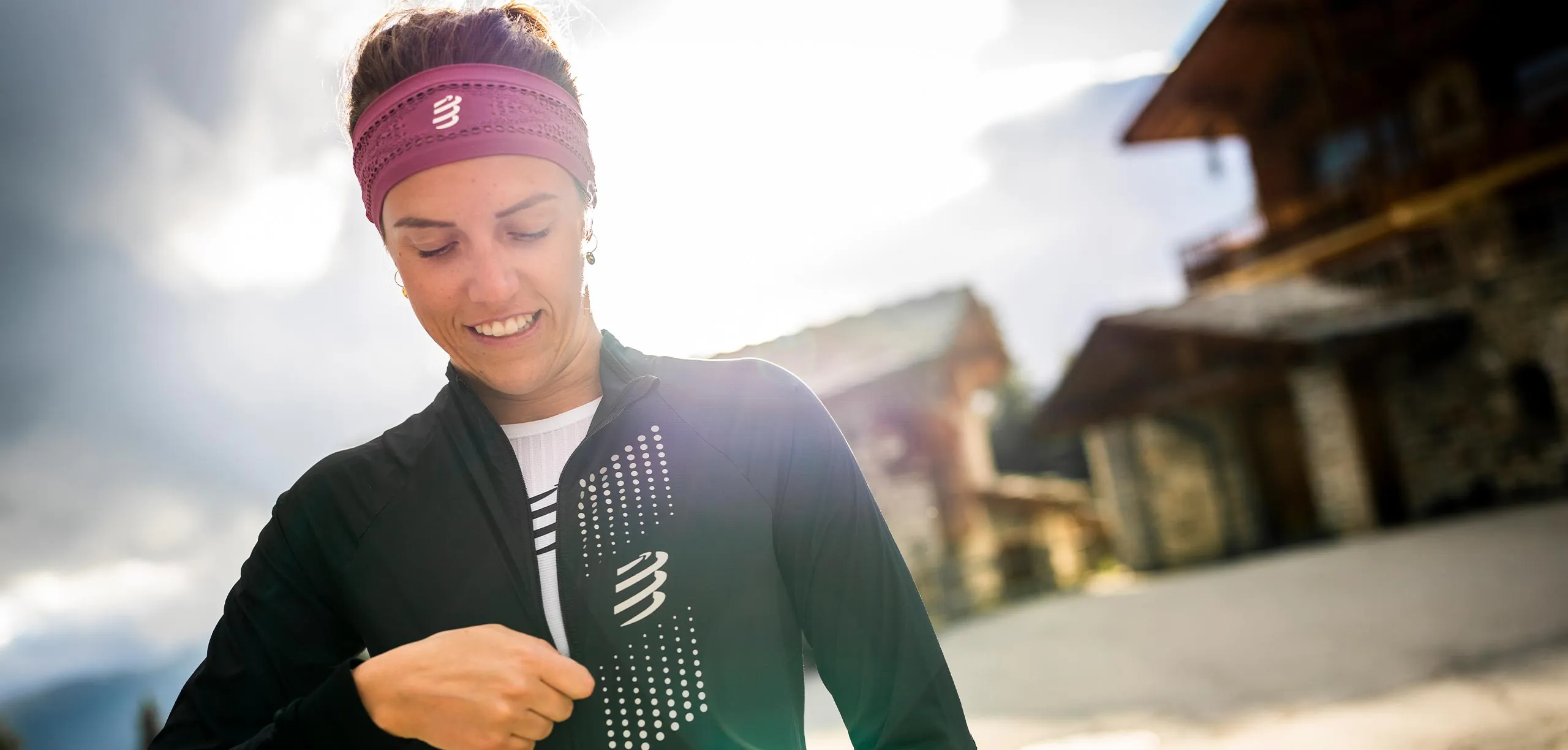 Compressport Thin Headband On/Off