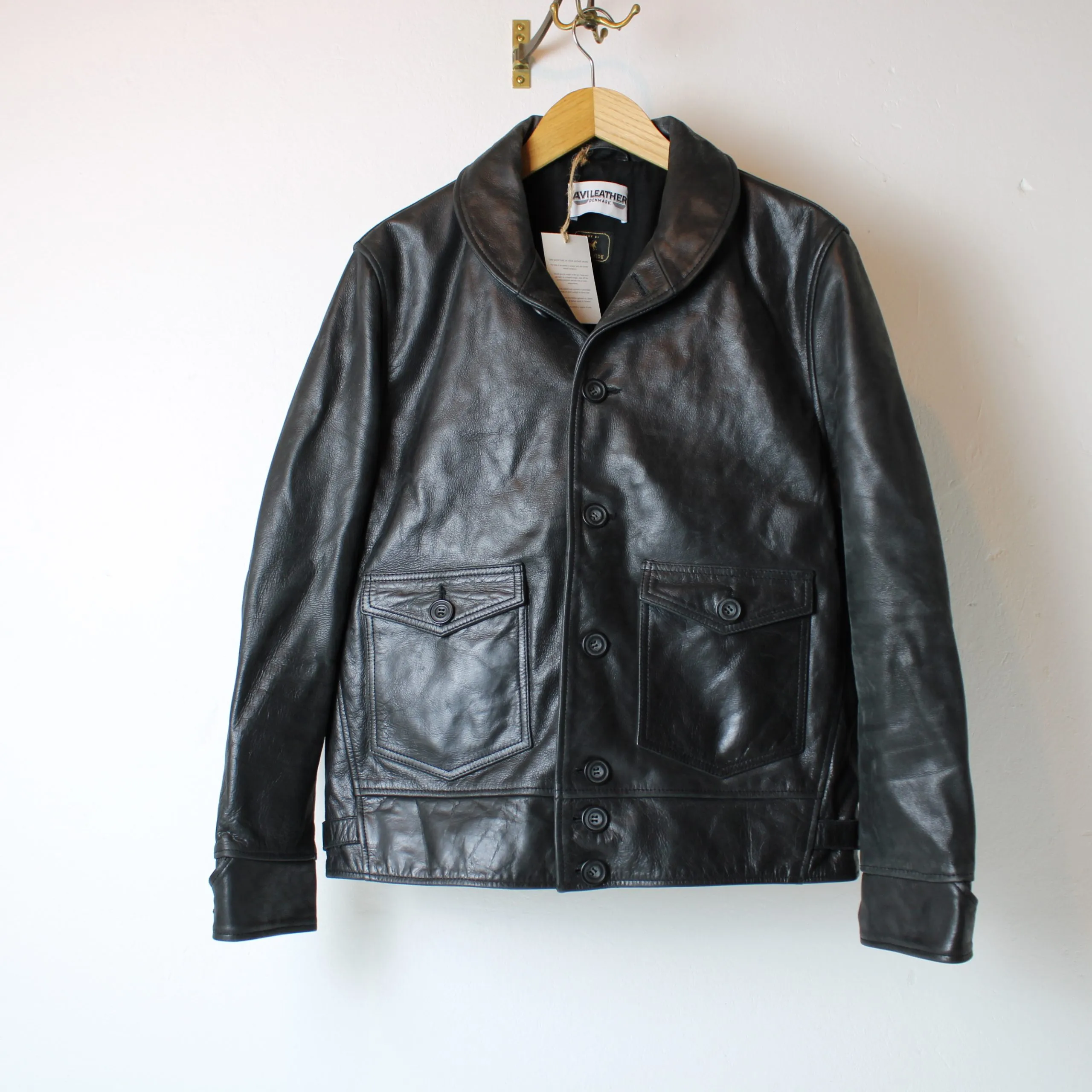 Cossack Jacket – Size 40 - Horsehide Leather (used jacket) - AVI LEATHER