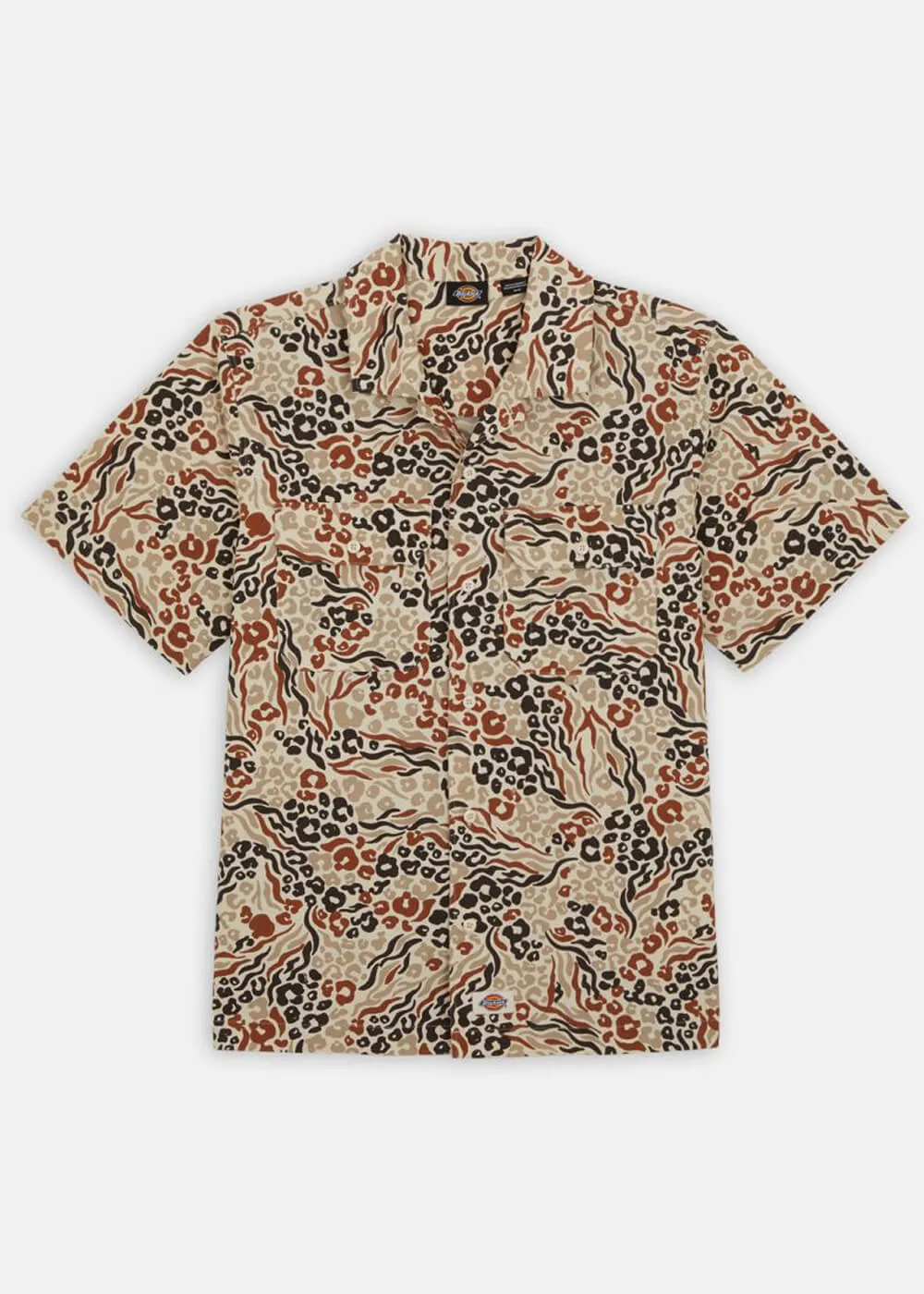 Dickies Men's Saltville Shirt Red Camouflage