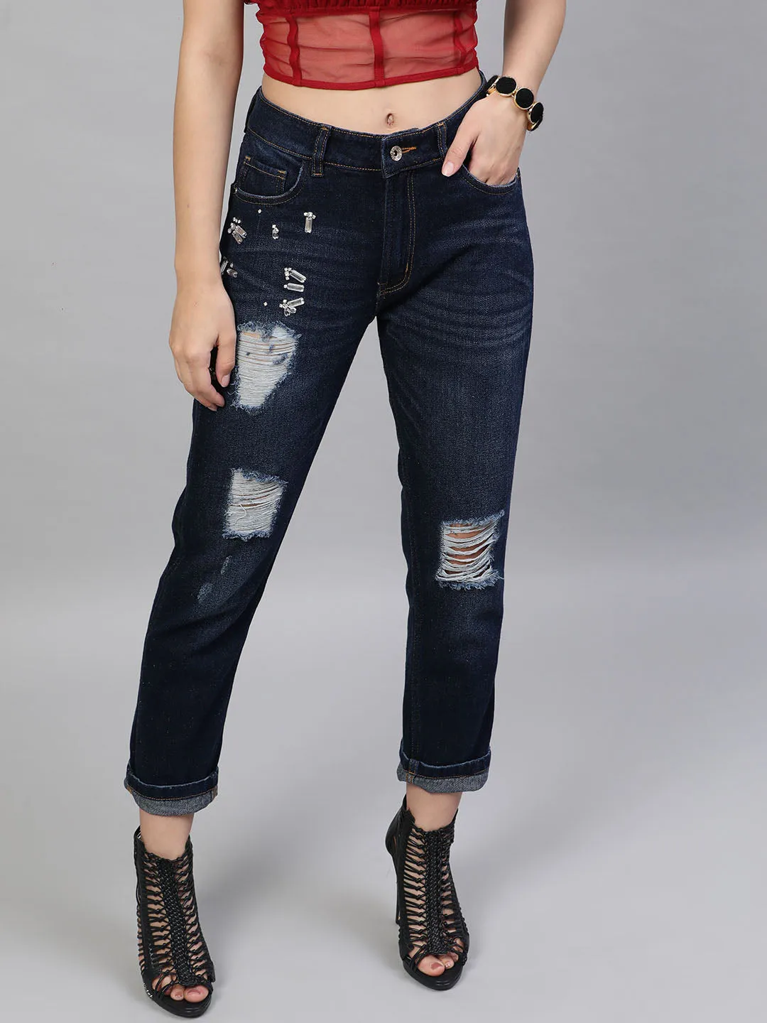 Distressed Jeans