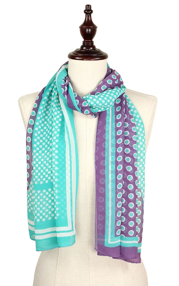 EAS9321 Retro Silky Oblong Scarf