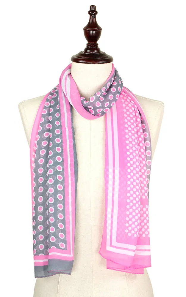 EAS9321 Retro Silky Oblong Scarf