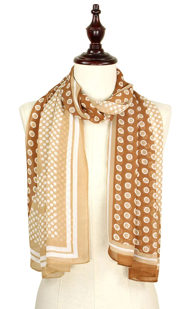 EAS9321 Retro Silky Oblong Scarf