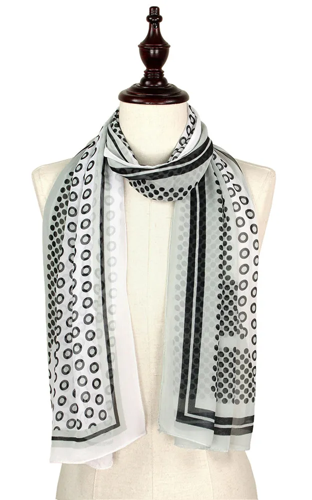 EAS9321 Retro Silky Oblong Scarf