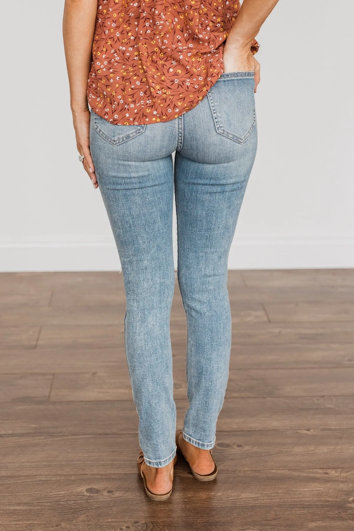 Eunina Distressed Skinny Jeans- Rya Wash