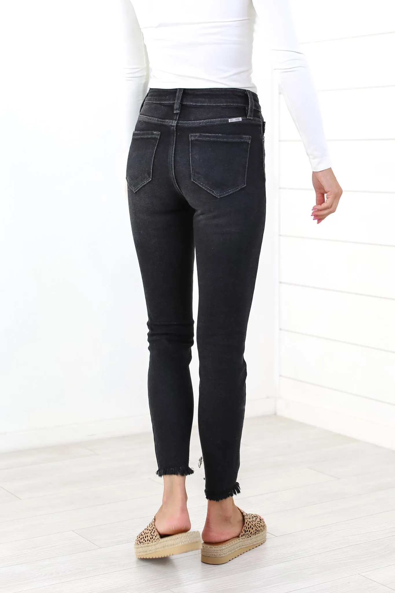 Fox High Rise Ankle Skinny - 2 Colors