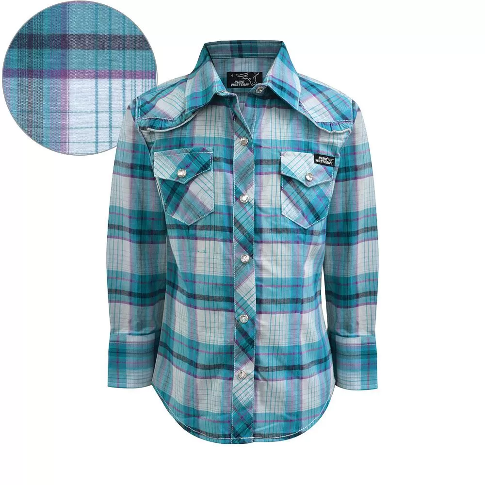 Girl's Pure Western Romy Check Shirt