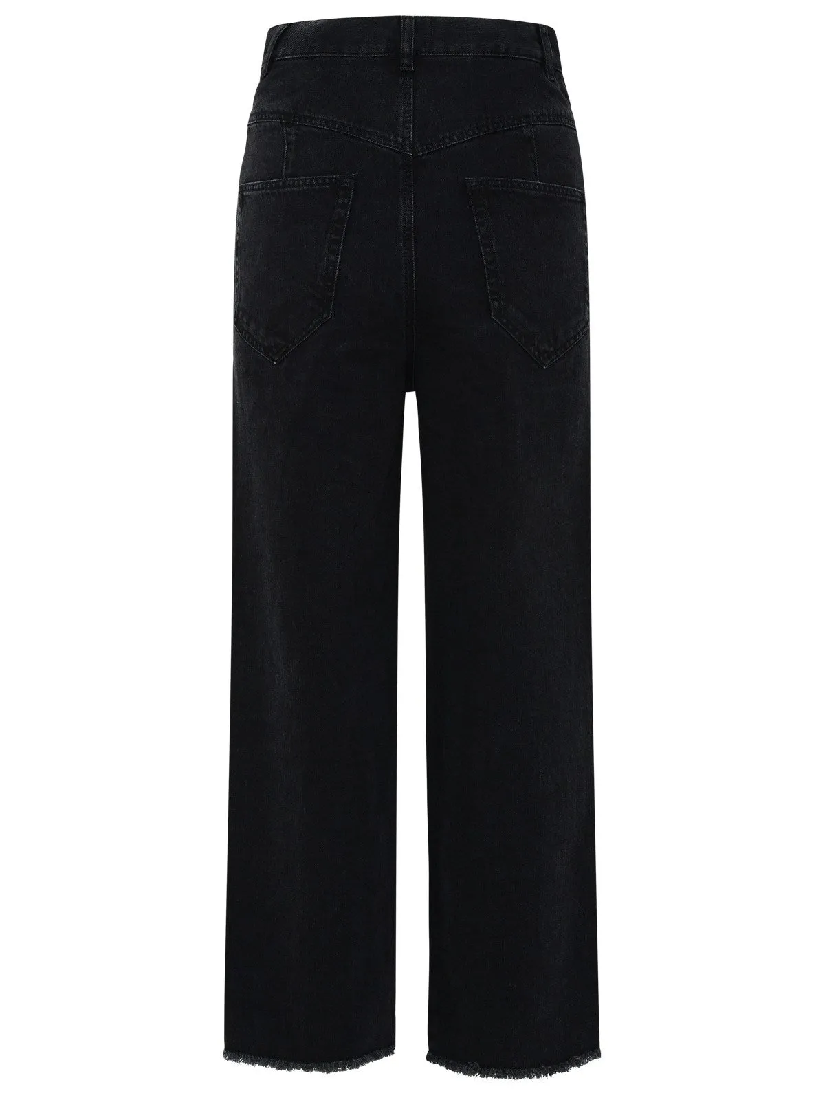 Isabel Marant toile Frayed Hem Cropped Jeans