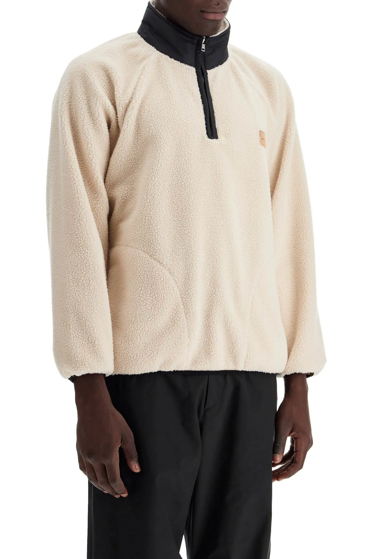 island fleece sweatshirt in PSAIF M27845 ECRU