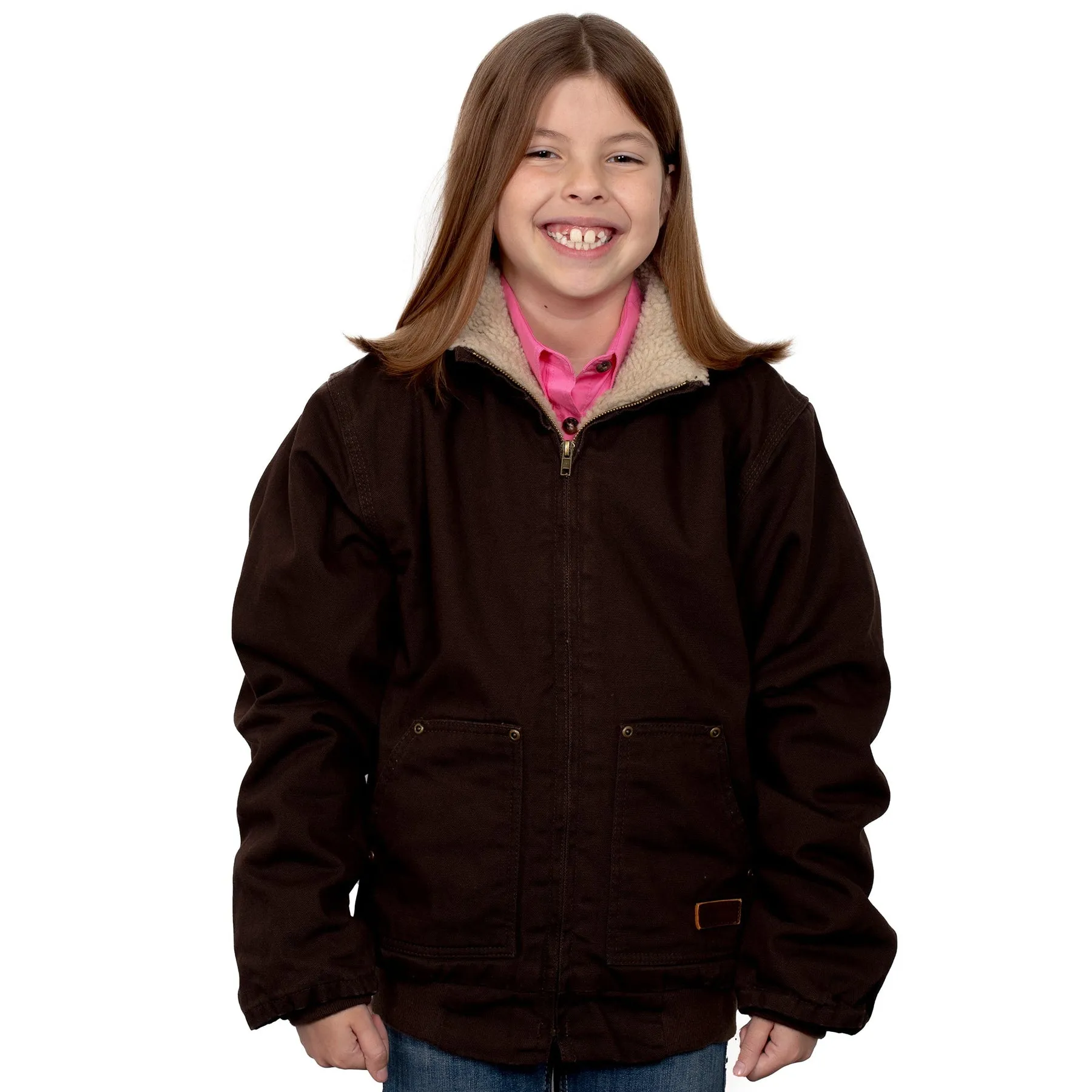 Just Country Kid's Junior Diamantina Sherpa Jacket