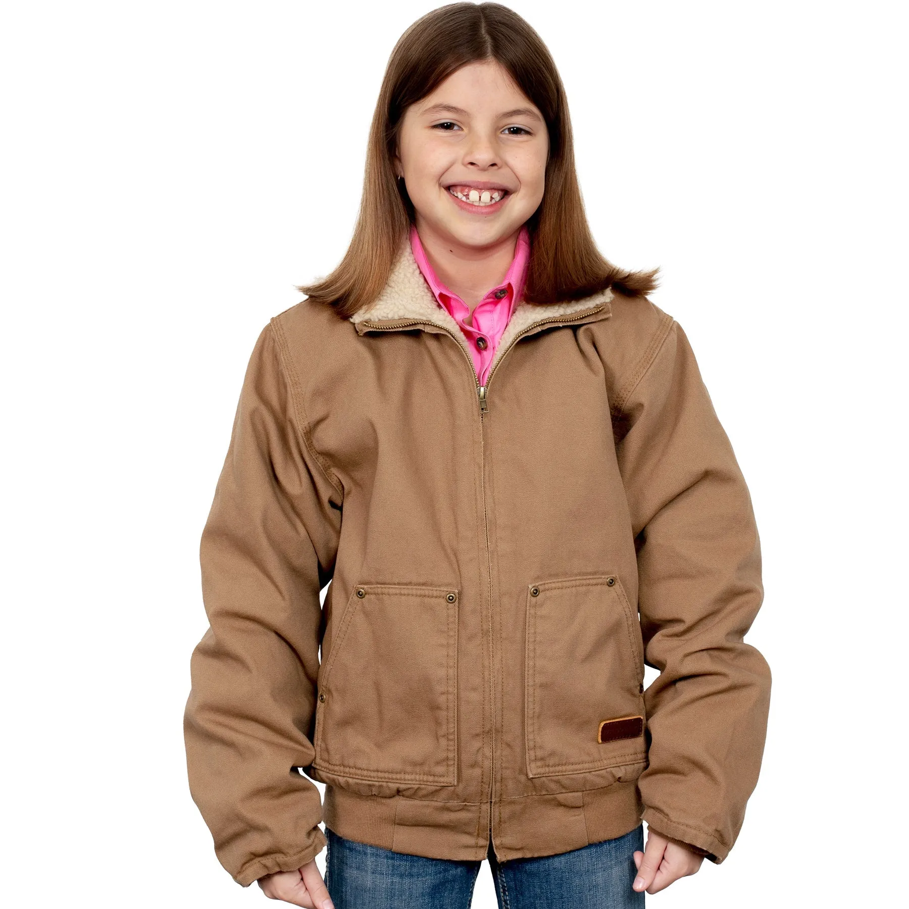 Just Country Kid's Junior Diamantina Sherpa Jacket