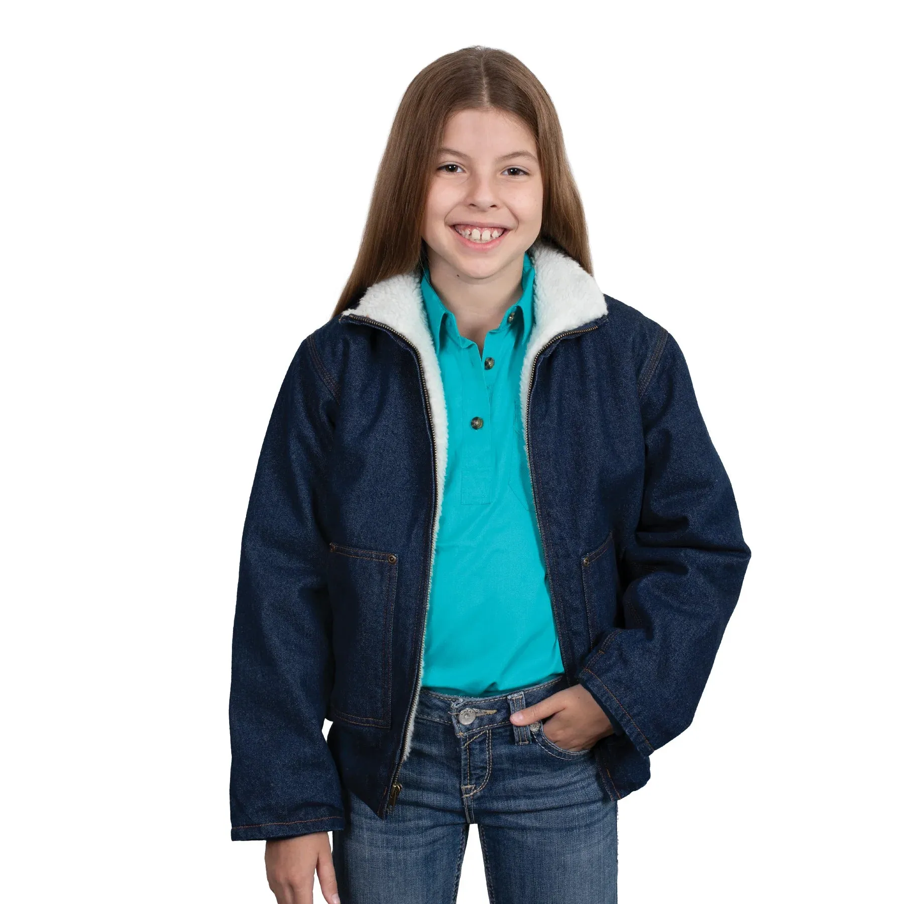 Just Country Kid's Junior Diamantina Sherpa Jacket