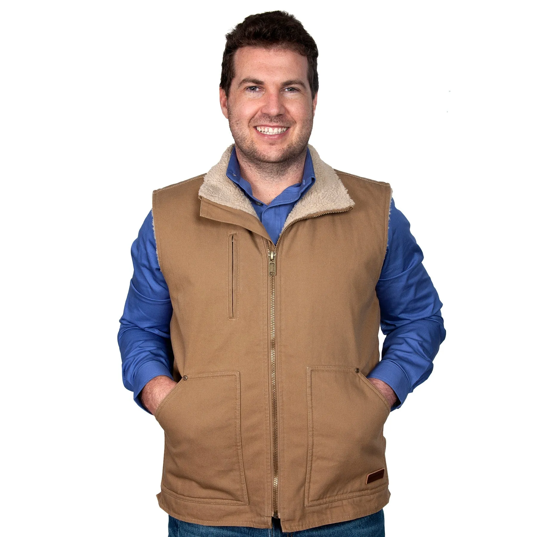 Just Country Men's Diamantina Sherpa Vest