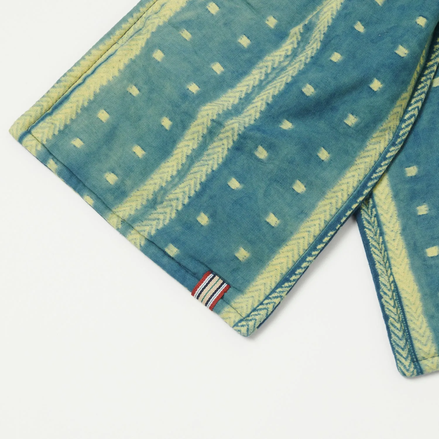 Kardo Quilted Football Scarf - Shibori Green