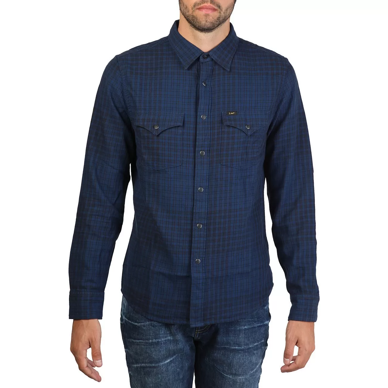 Lee - Western Shirt - Blue