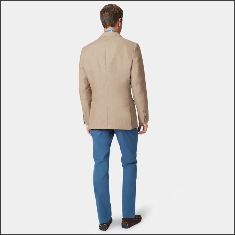 Leeds Biscuit Linen Jacket by Brook Taverner-