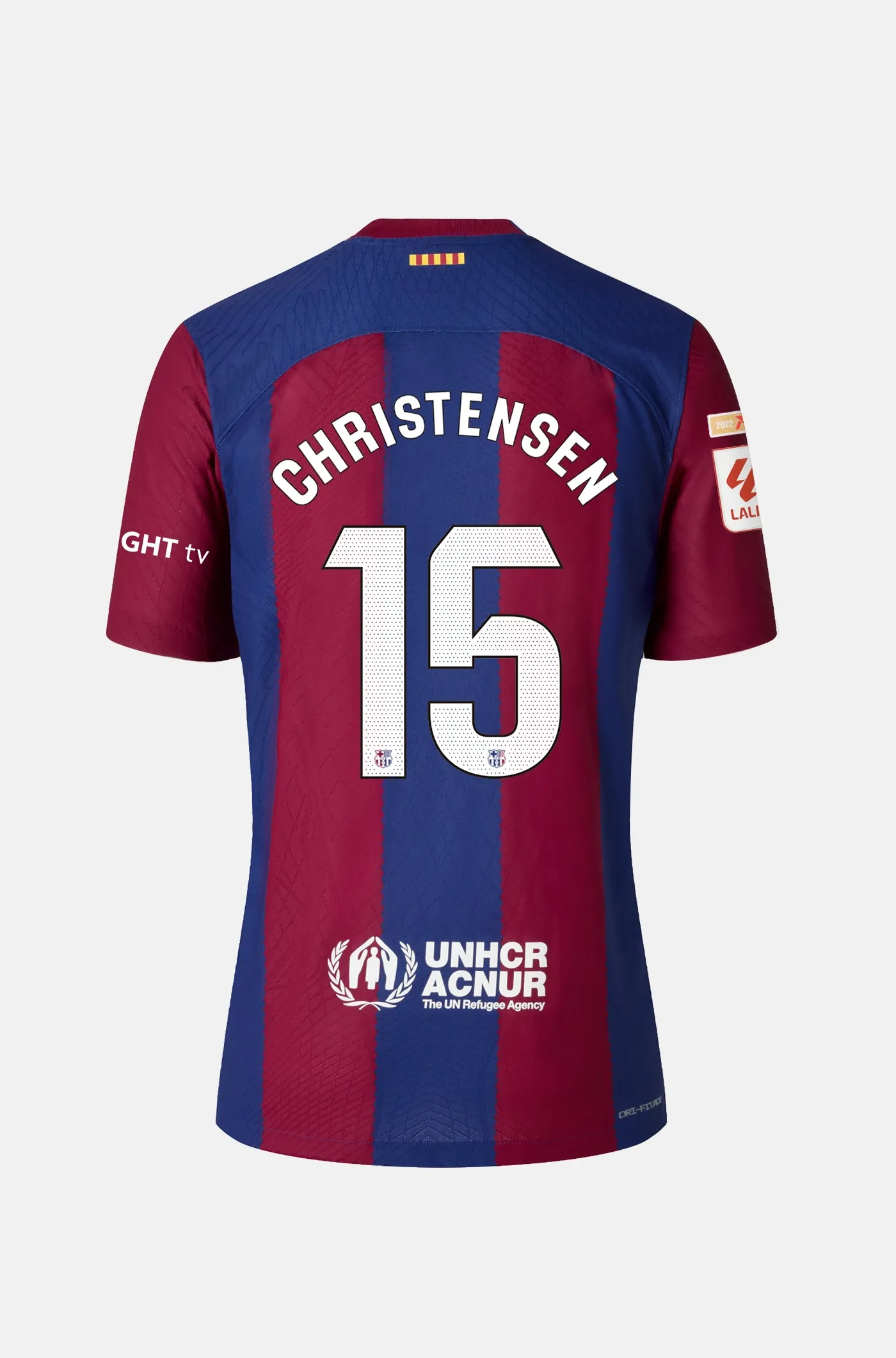 Limited Edition Karol G FC Barcelona men's home shirt 23/24 Player's Edition - CHRISTENSEN