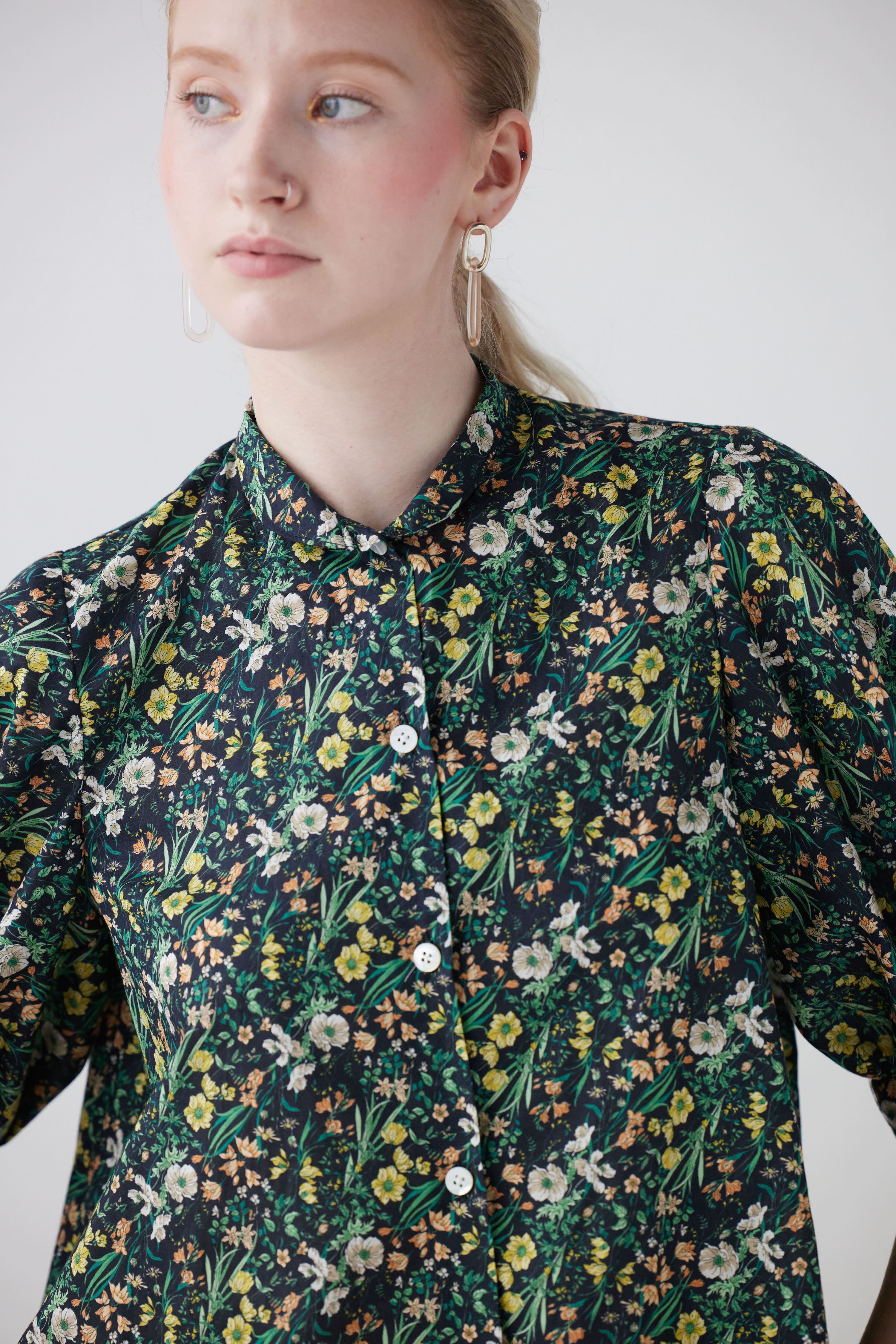 Livia Blouse in Floral Cotton