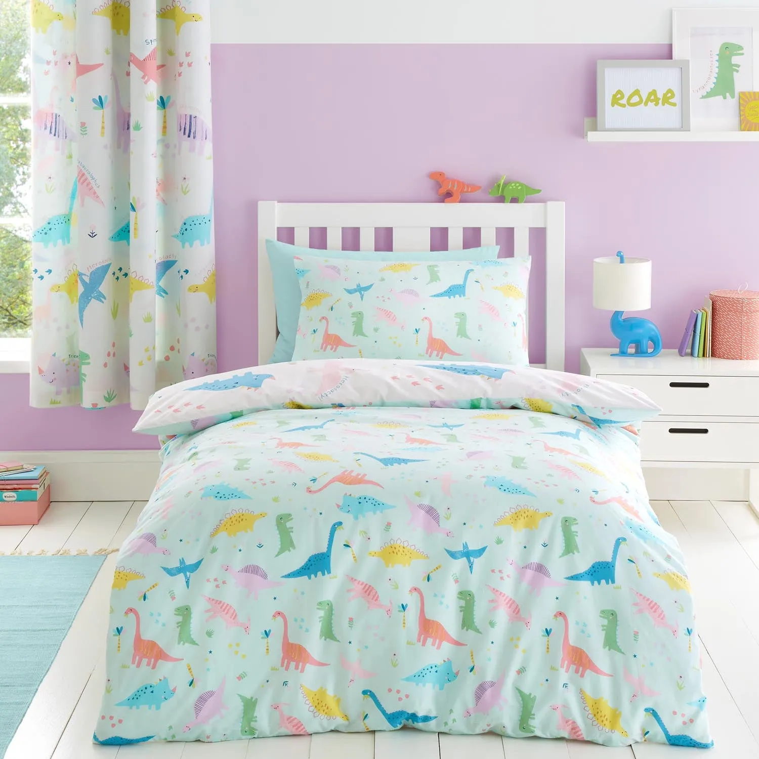 Loveable Dinosaur Fitted Sheet