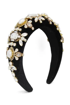 MORGAN & TAYLOR Ophelia Headband (Black)