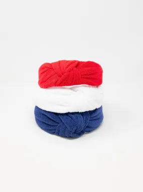 Nautical Terry Knot Headband