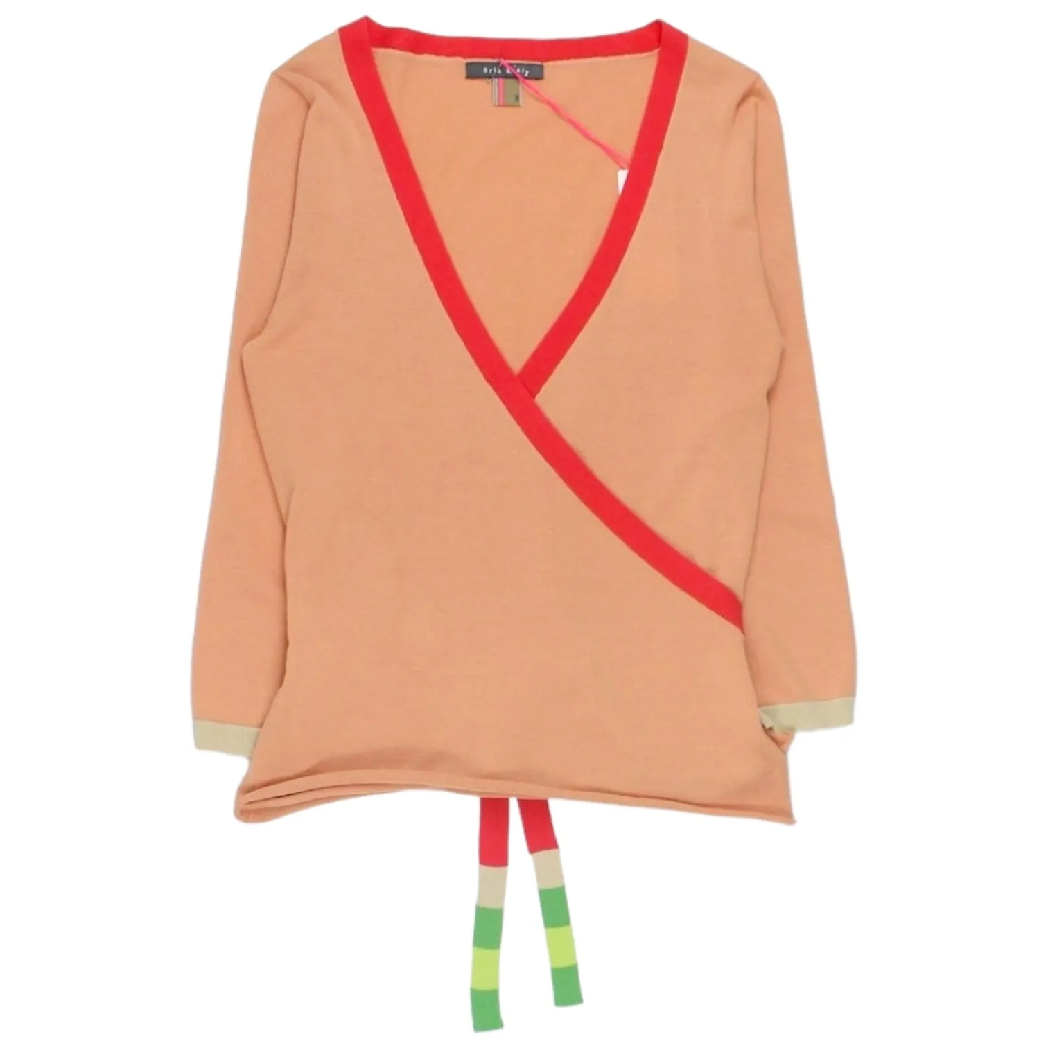 Orla Kiely Pink Cross Over Cardigan