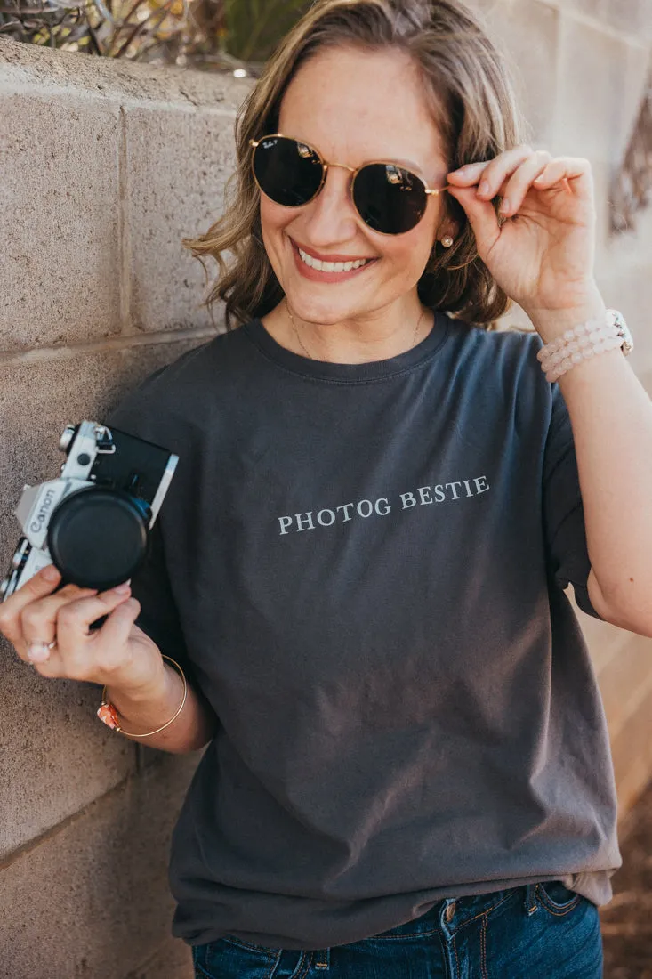 PHOTOG BESTIE - TEXT ME Tee