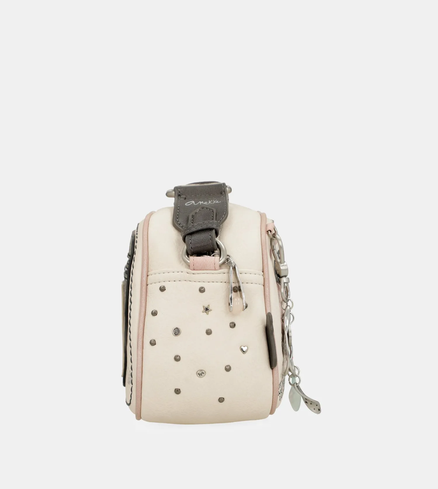 Psicodelic oval crossbody bag