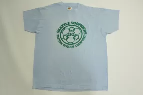 Seattle Sounders 1980 Western Division Champions Vintage 80's Hanes Soccer T-Shirt