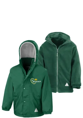 St Michael's R.C. Primary School - Newcastle Bottle Green Waterproof Coat