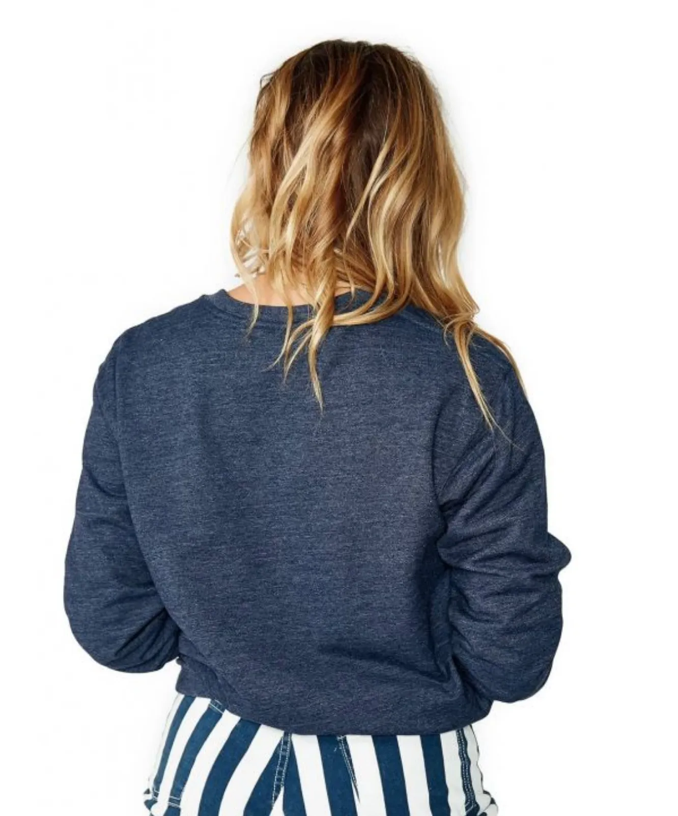 Sub_Urban Riot - Kale Willow Sweatshirt in Navy