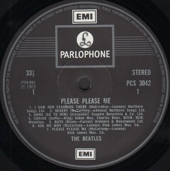 The Beatles ~ Please Please Me