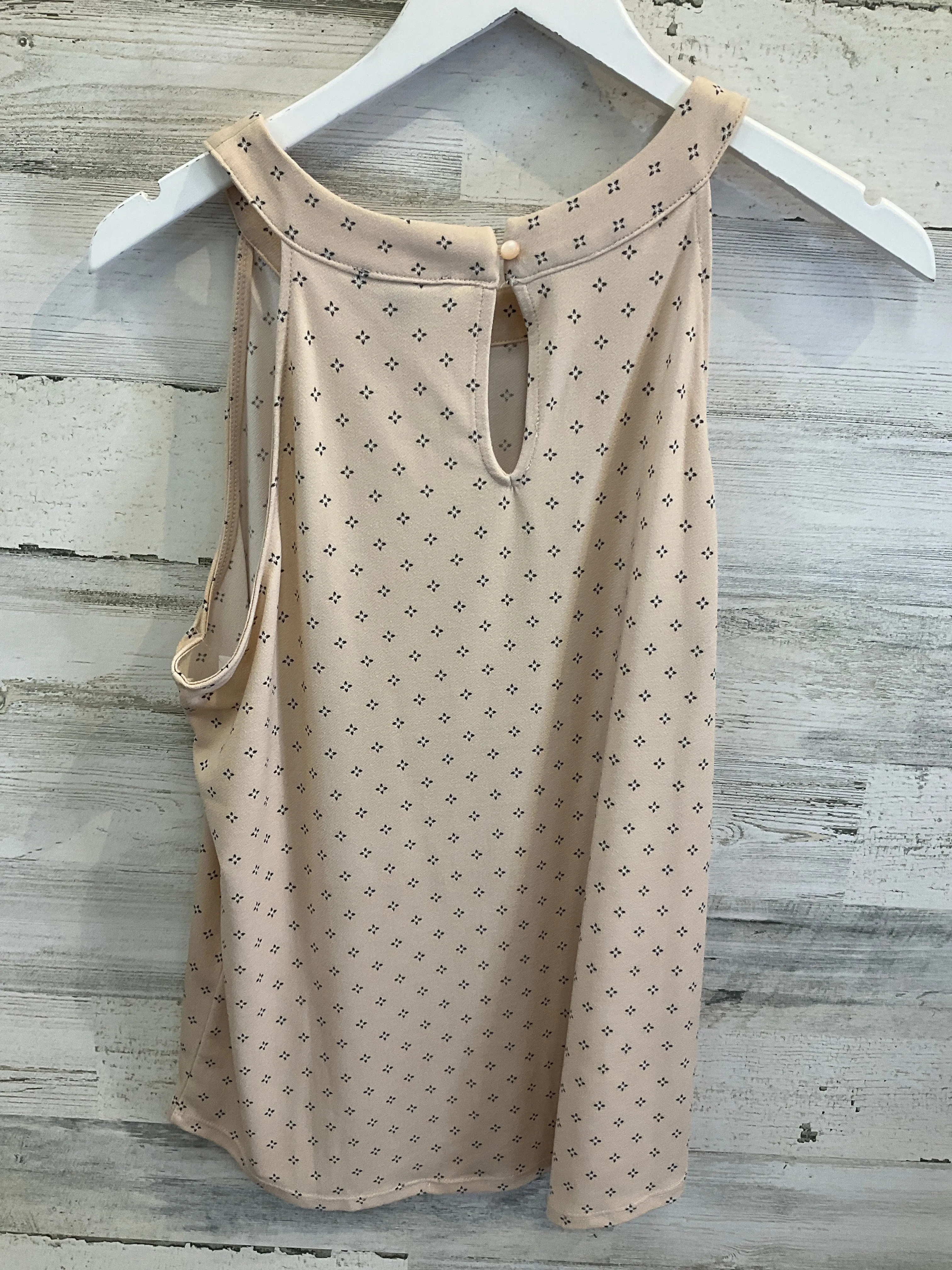 Top Sleeveless By Adrianna Papell In Peach, Size: M