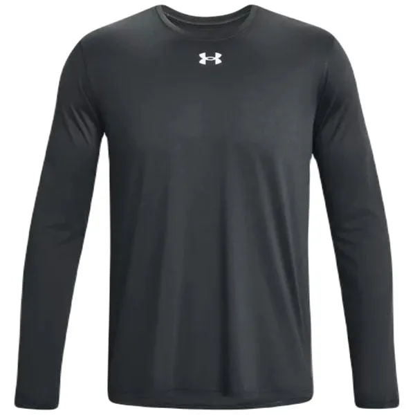 Under Armour Men's Stealth Grey/White Team Tech Long Sleeve